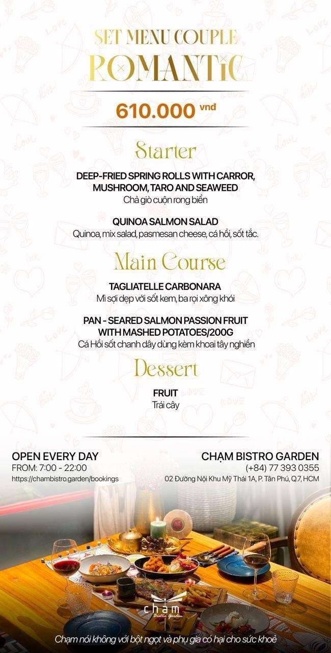 Set menu ROMATIC