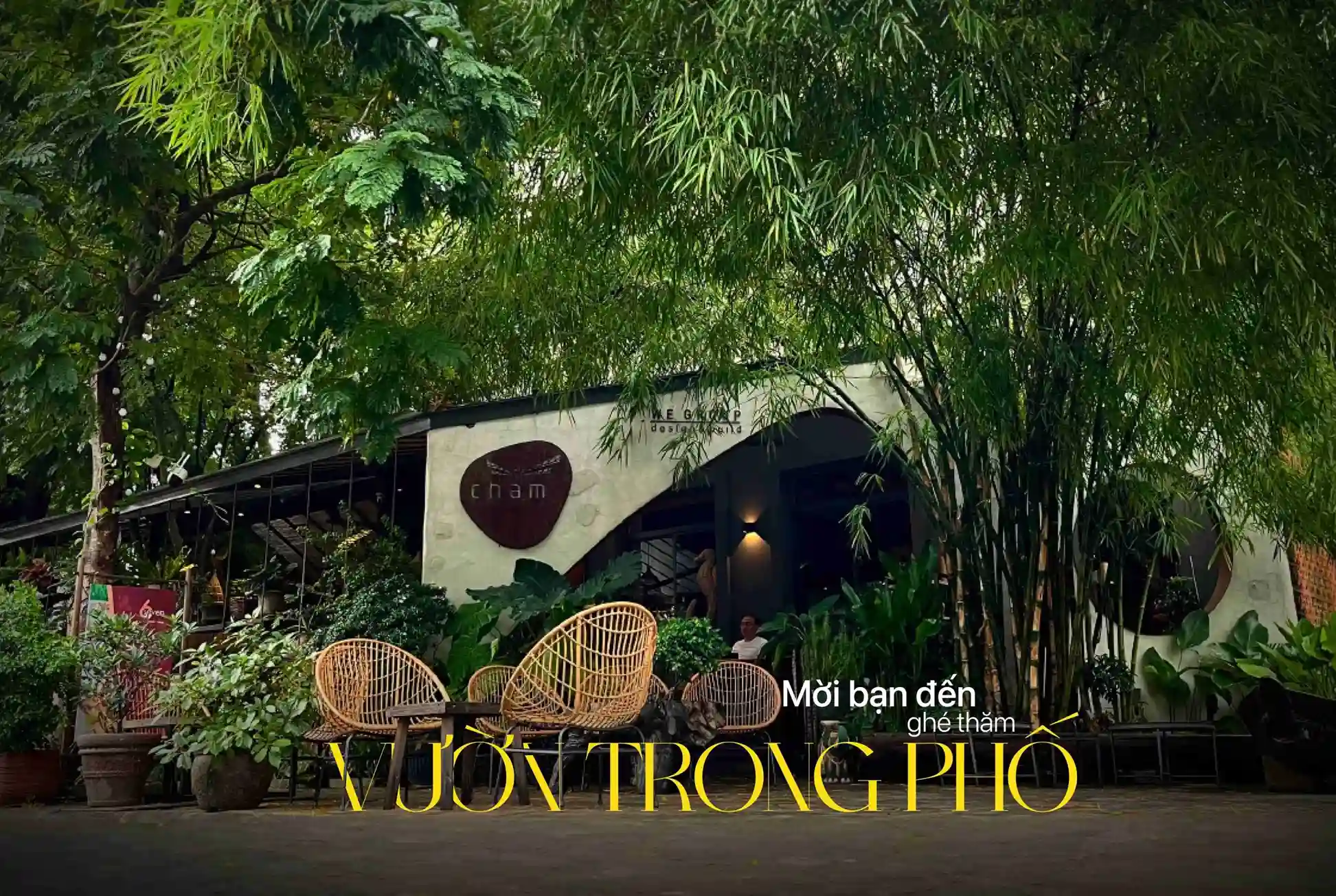 Chạm Bistro Garden Nhà hàng ẩm thực Á Âu không gian xanh