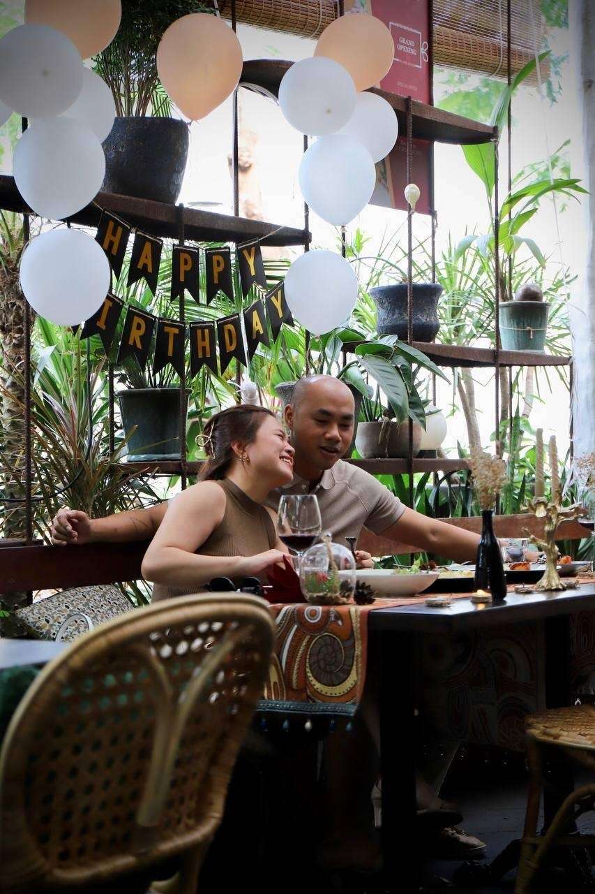 Không gian lãng mạn và riêng tư cho tiệc cặp đôi