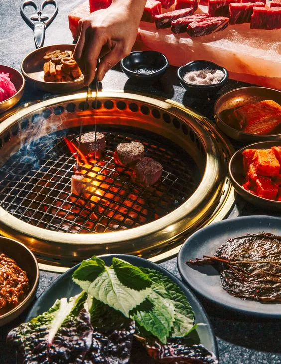 BBQ đặc trưng của ẩm thực Hàn 