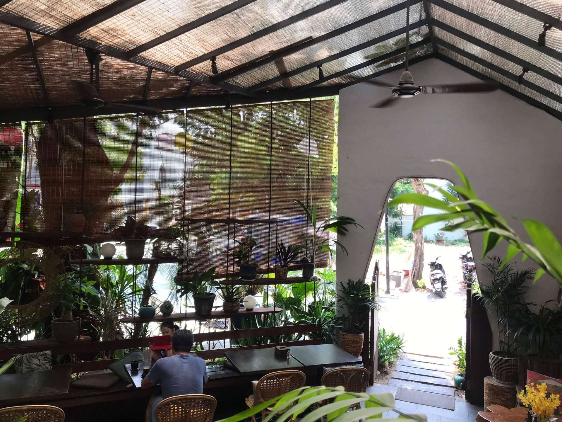 Không gian xanh mát, gần gũi