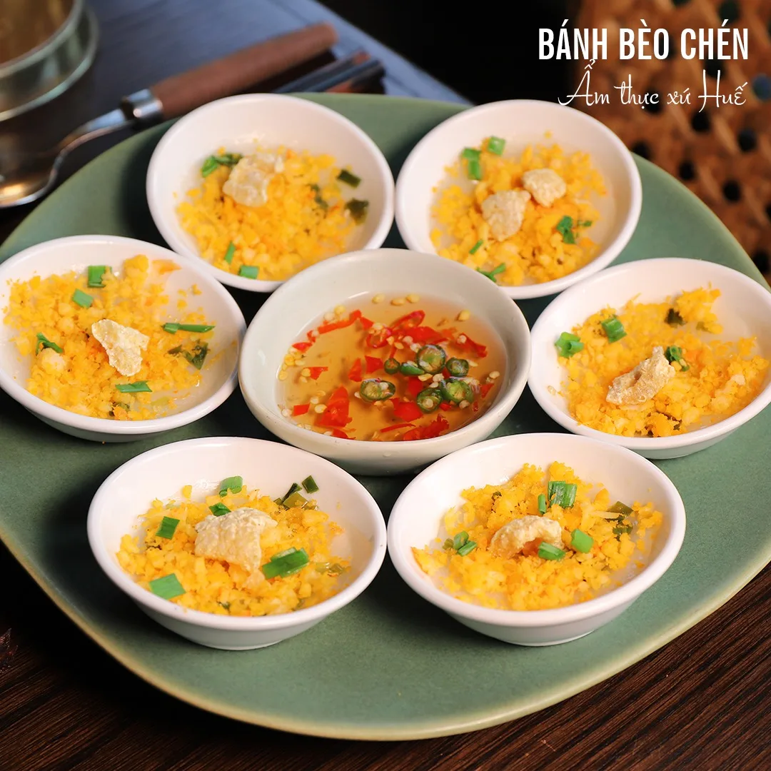 Món bánh bèo chén nhà Chạm