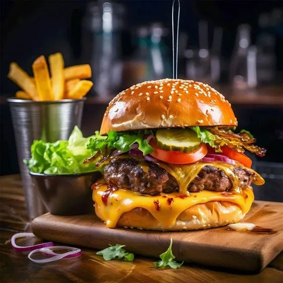 Hamburger là một món ăn nhanh rất phổ biến trên khắp thế giới