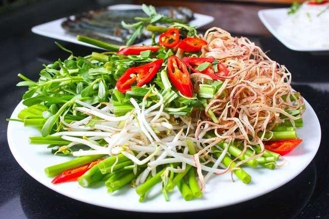 Rau củ phải tươi 