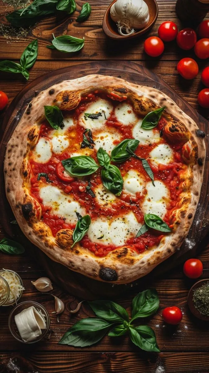 Pizza Neapolitan đặc trưng của nước Ý