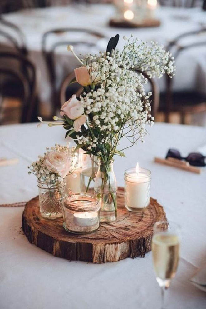 Trang trí bàn tiệc với nến thơm