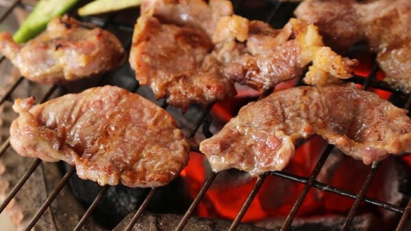 Món bắp bò nướng
