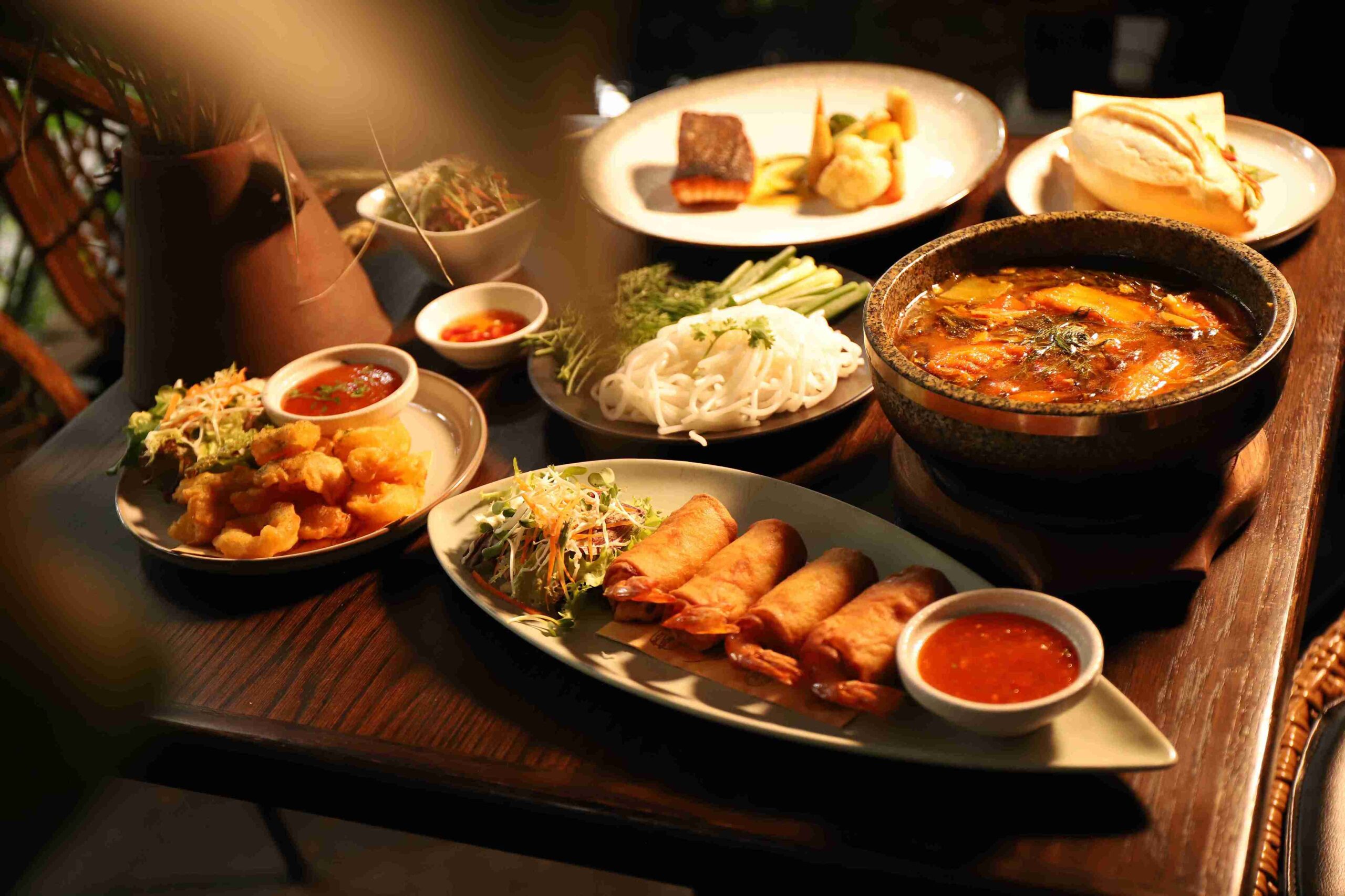 Thực đơn đa dạng với nhiều lựa chọn