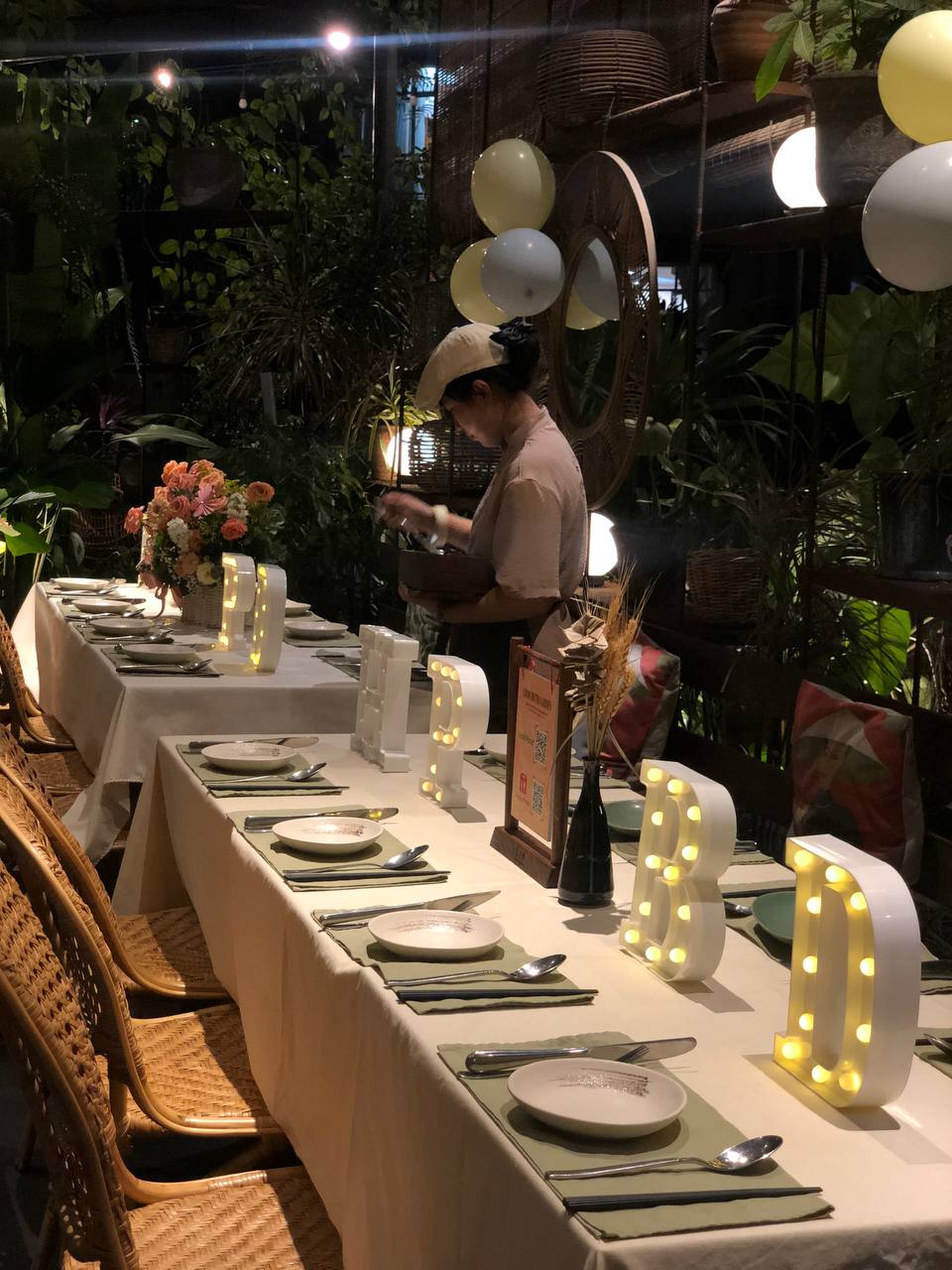 Setup tiệc theo yêu cầu