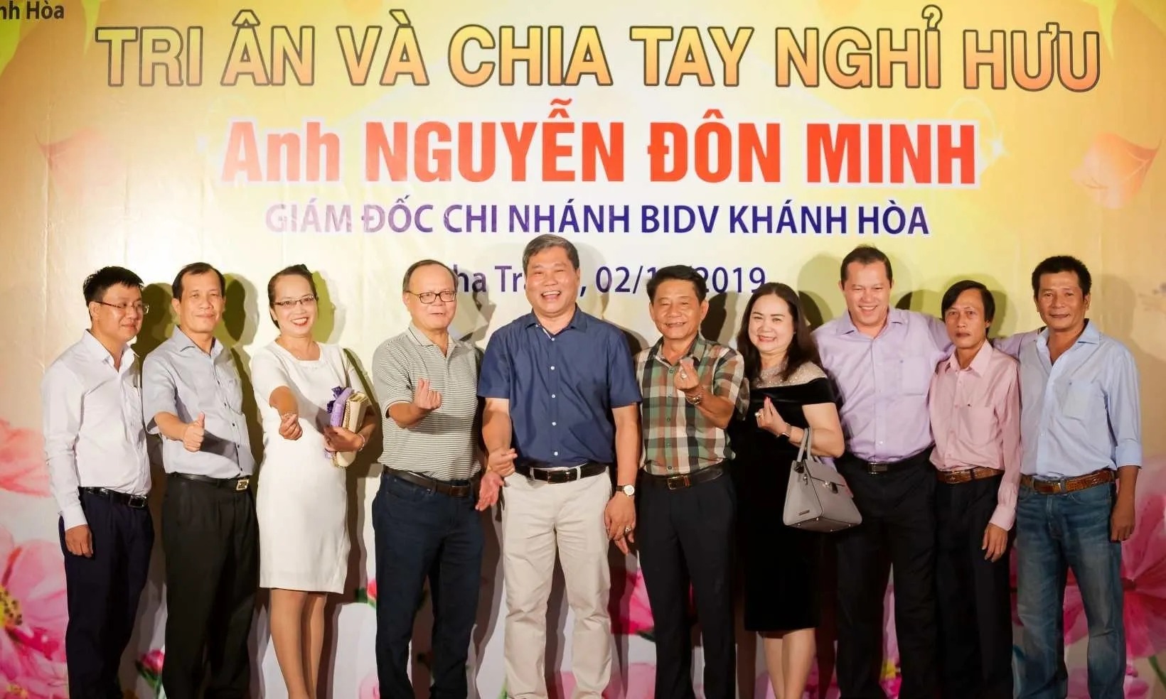 Tiệc chia tay là cách để cả công ty thể hiện lòng tri ân