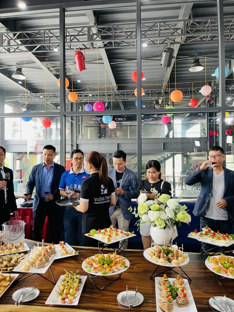 Tổ chức theo dạng tiệc buffet