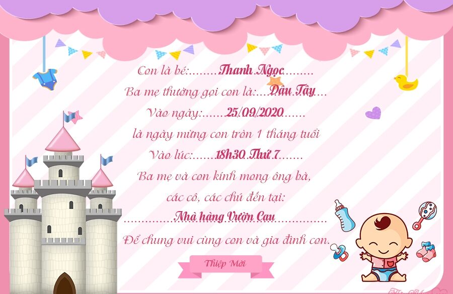 Cá nhân hoá lời mời để tạo nên sự đặc biệt và ấn tượng