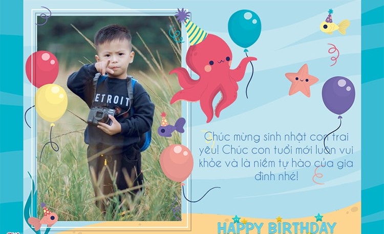 Viết thiệp sinh nhật là cách để gửi những yêu thương đến bé một cách chân thành nhất