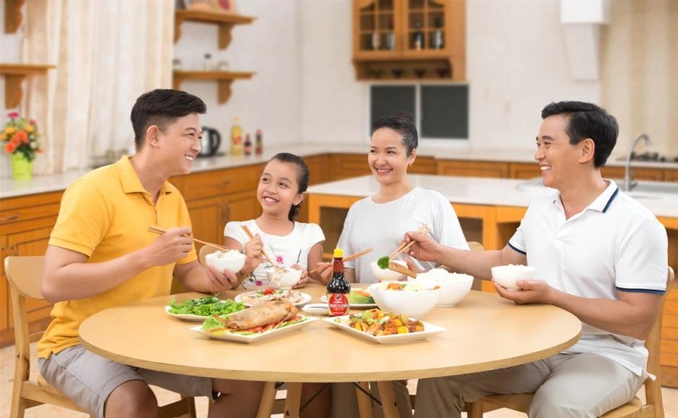 Bữa tối là khoảng thời gian quầy quần của gia đình