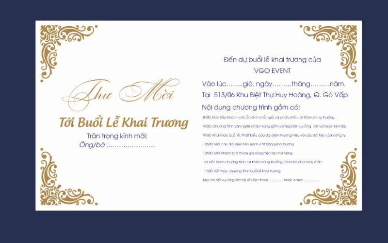 Bí Quyết Soạn Nội Dung Thư Mời Dự Tiệc Lịch Sự, Thân Mật Và Chuẩn Mực