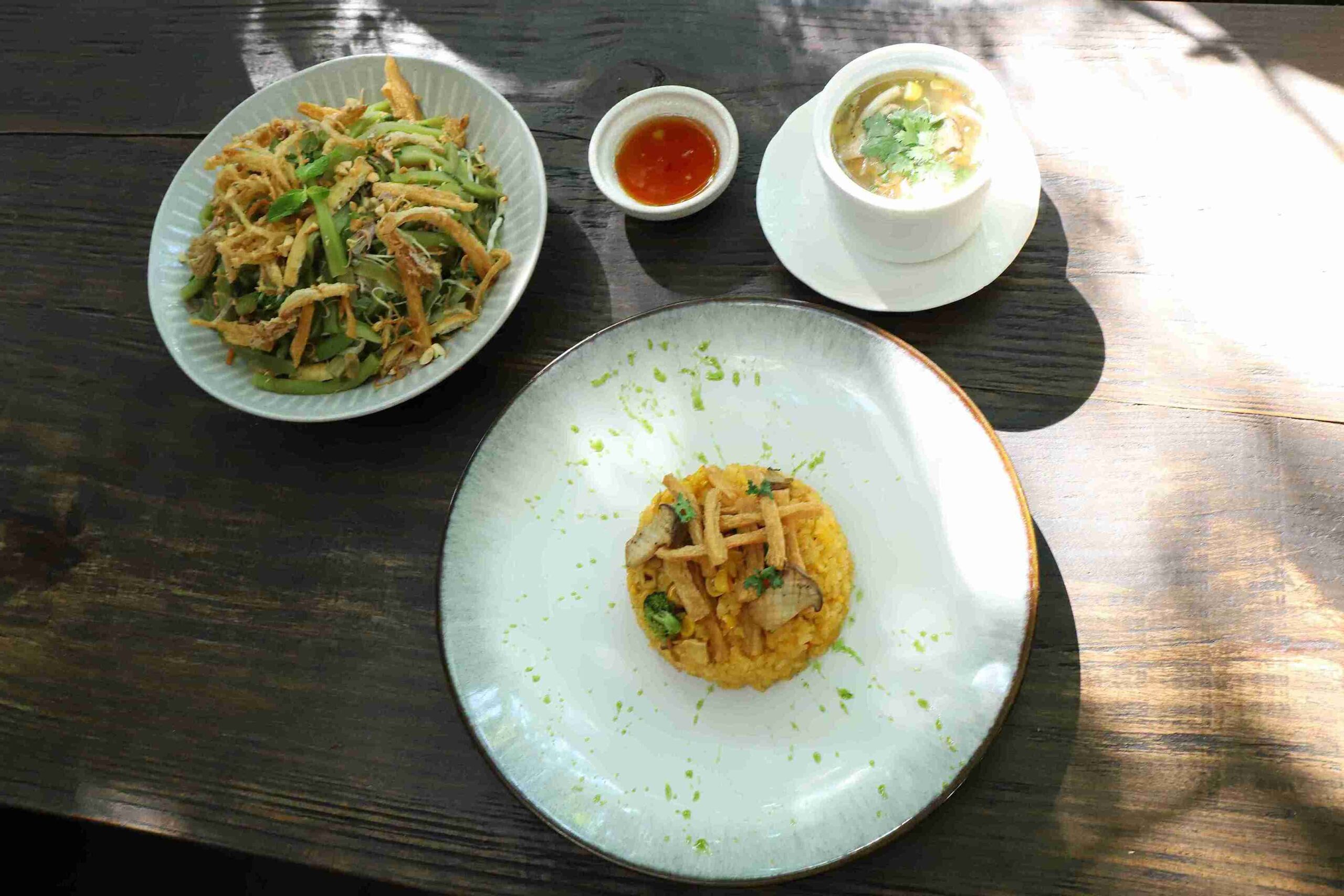 Thực đơn được chăm chút kỹ lưỡng 