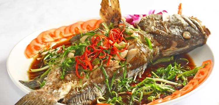 Món cá hấp sẽ là một món ăn chính tạo dấu ấn nhưng lại có sự thanh vị
