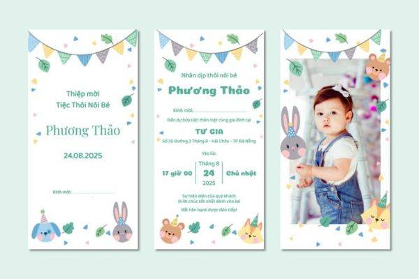 Thiệp mời chính là cách tạo ấn tượng ban đầu cho bữa tiệc