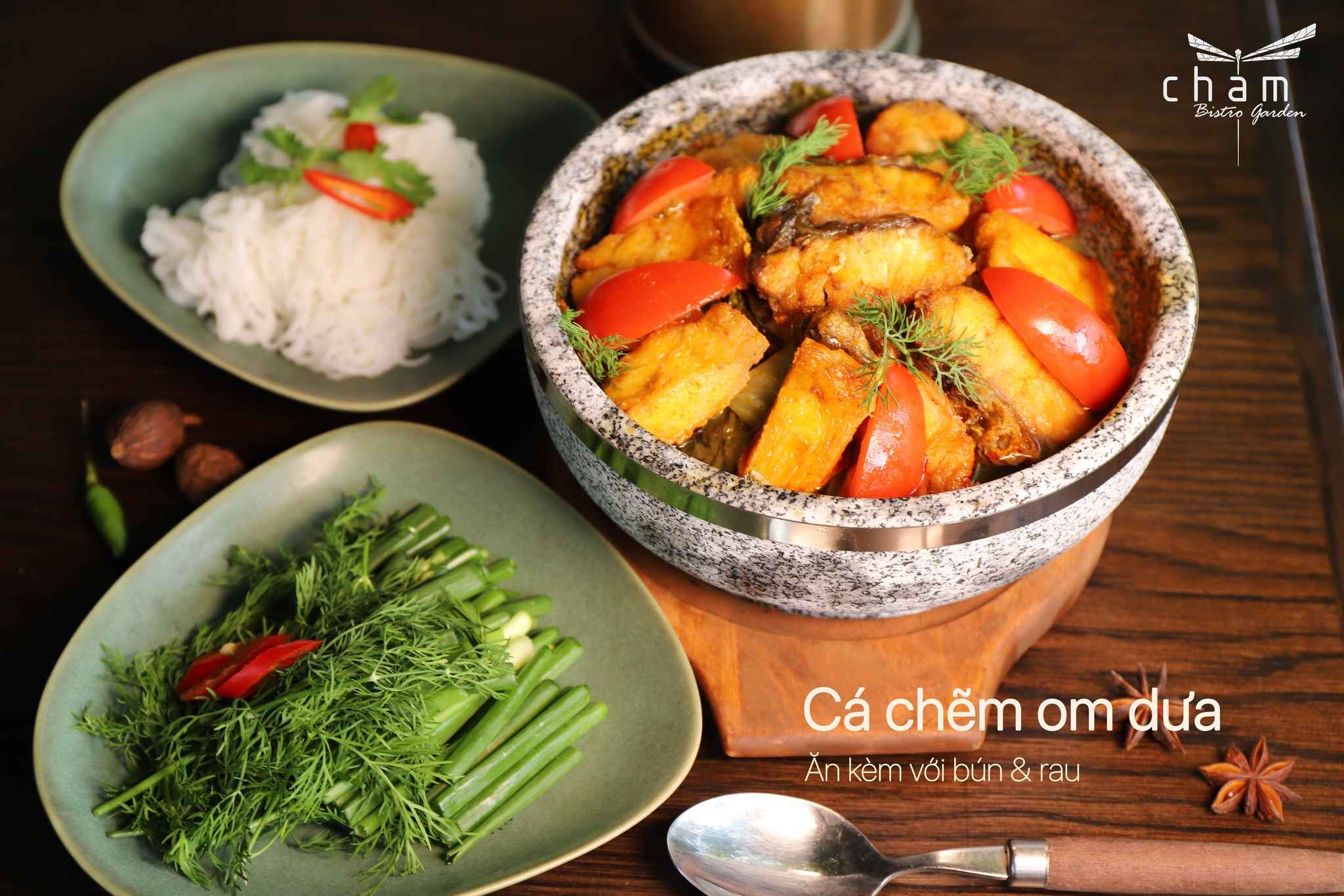 Ẩm thực miền trung sẽ được Chạm kết hợp linh hoạt trong thực đơn